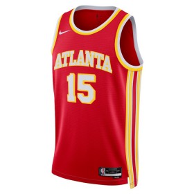 Canotte Uomo Atlanta Hawks Clint Capela 15 Nike 2022-23 Icon Edition Rosso Swingman